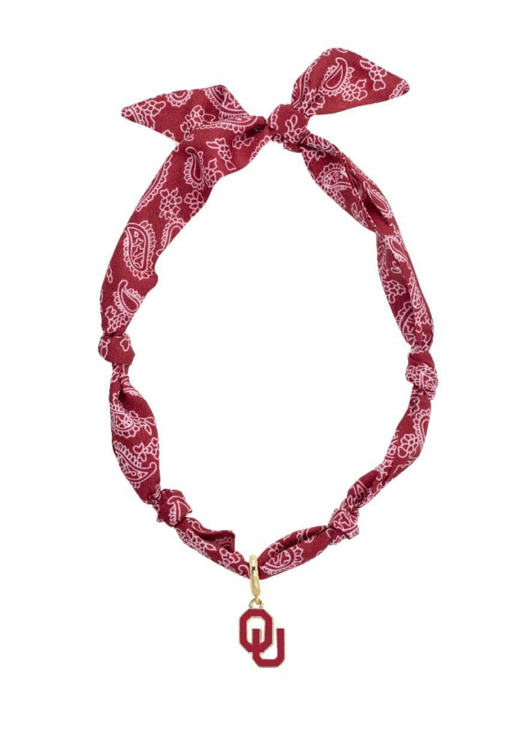 OU Scarf Necklace