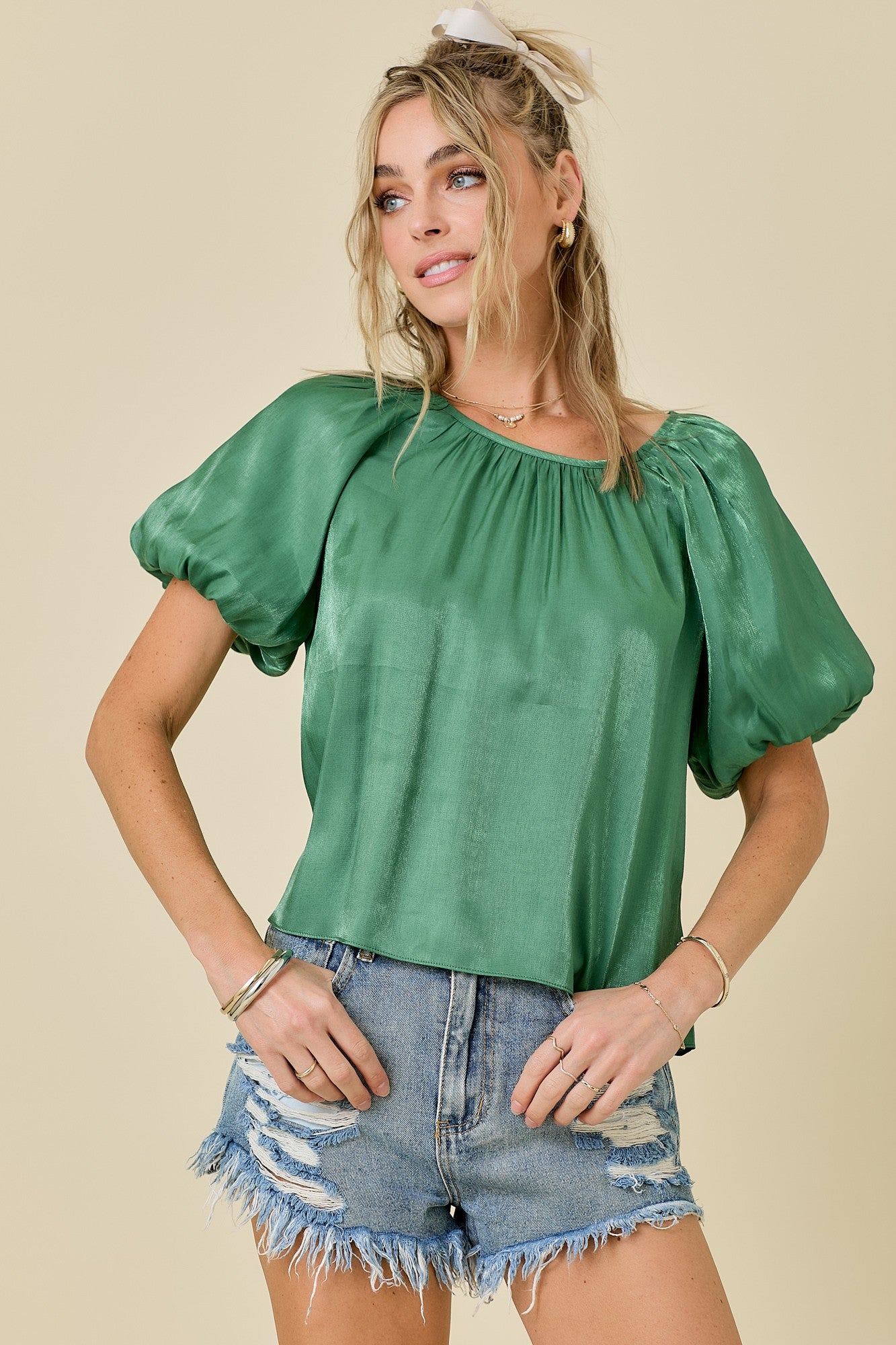 Green Bubble Top