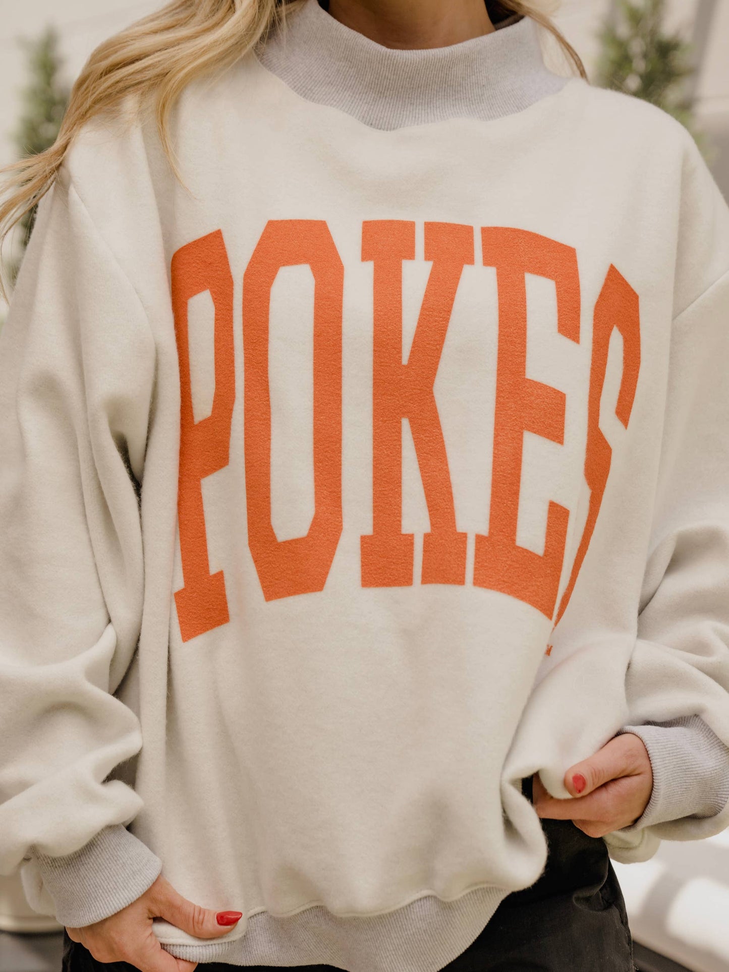 OSU Reversible Mock Neck Sweatshirt