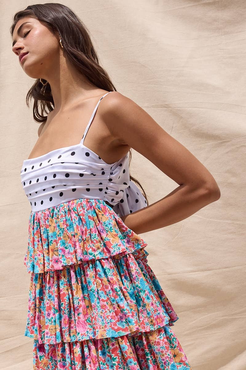 Floral Polka Dot Mini