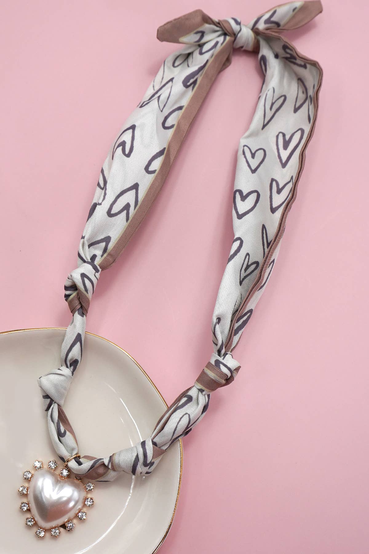 Leopard Scarf Necklace
