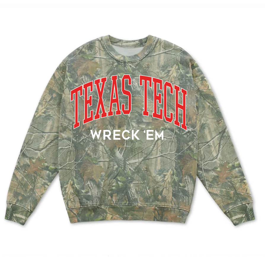 Texas Tech Camo Sweatshirt