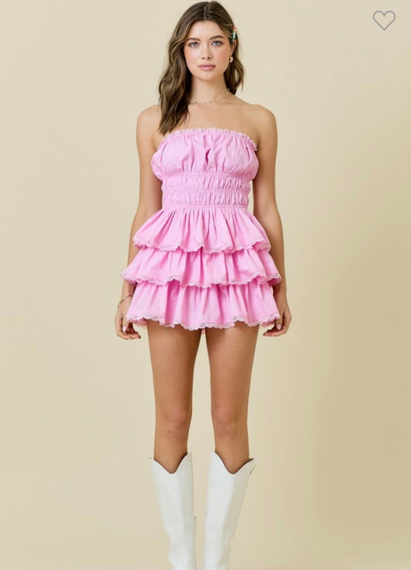 Bubblegum Ruffle Dress