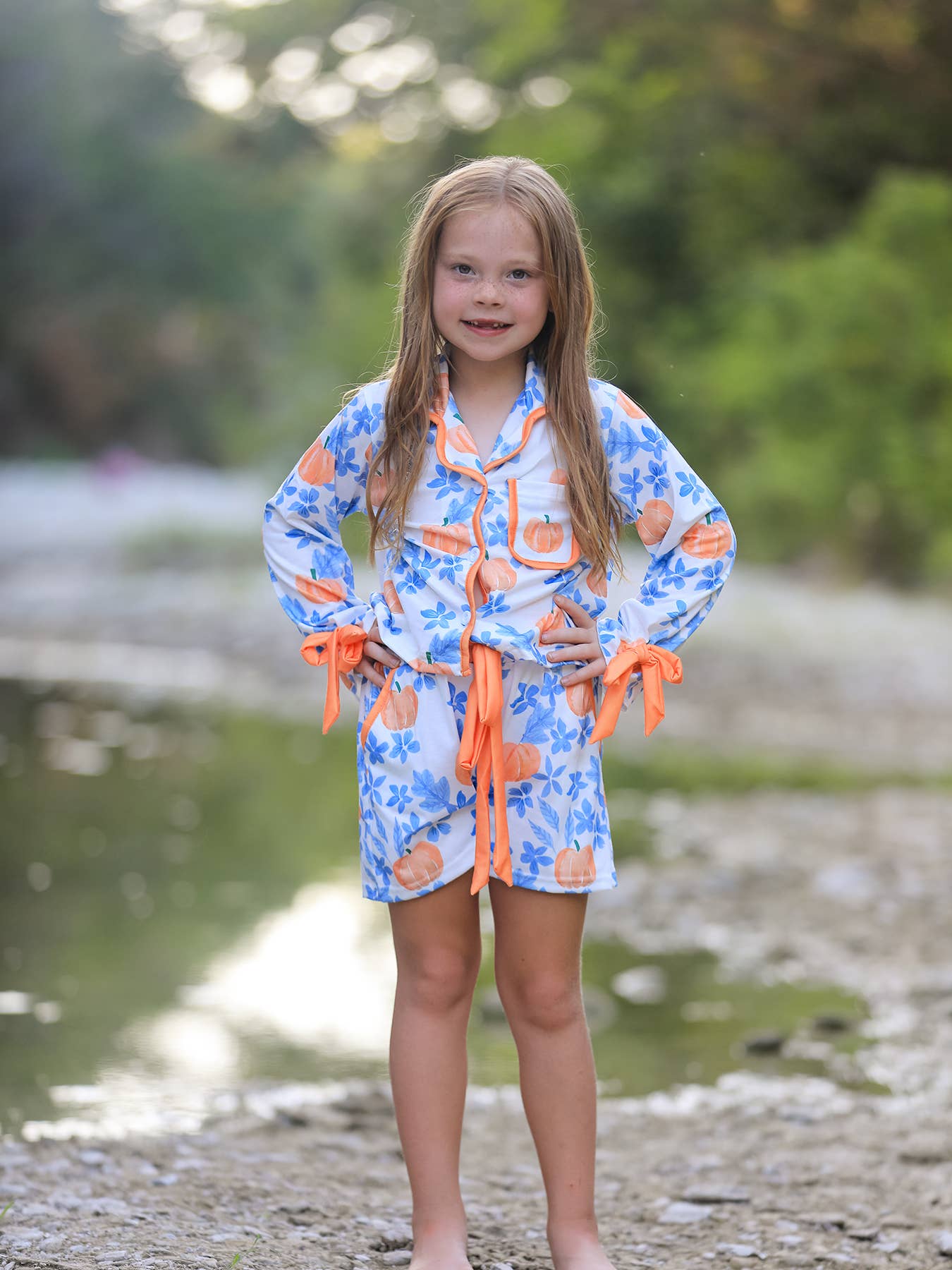 Girls Pumpkin Patch Pjs