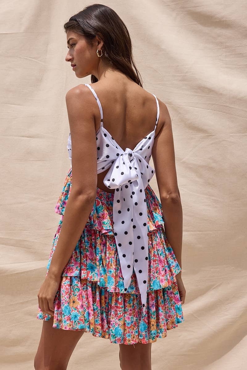 Floral Polka Dot Mini