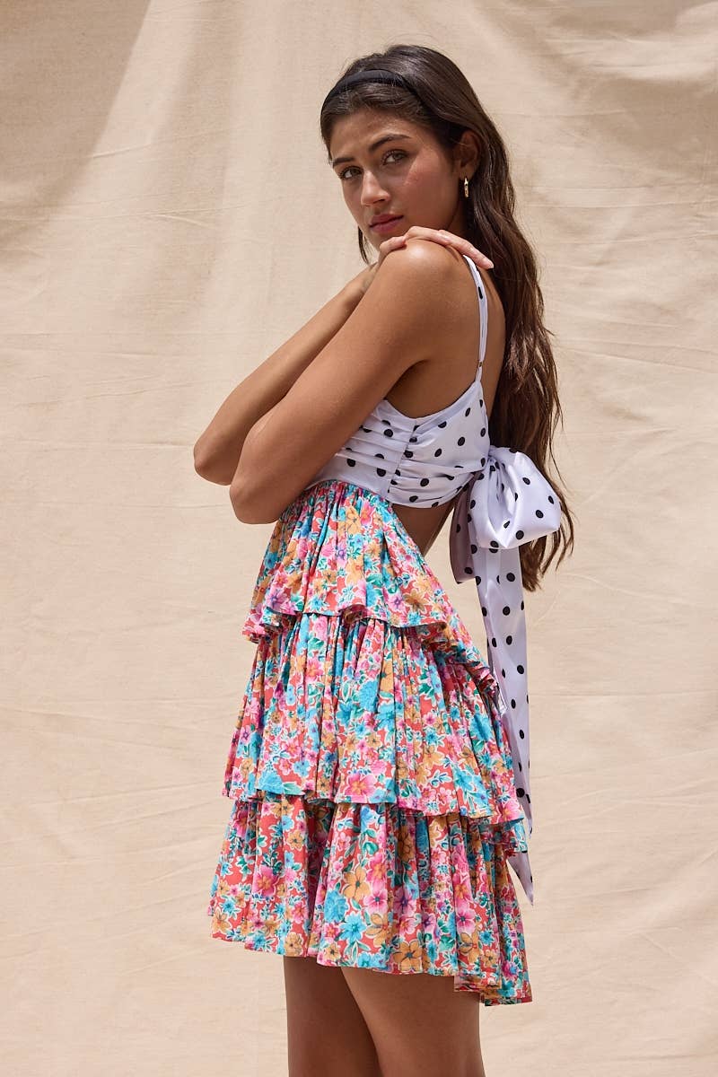 Floral Polka Dot Mini
