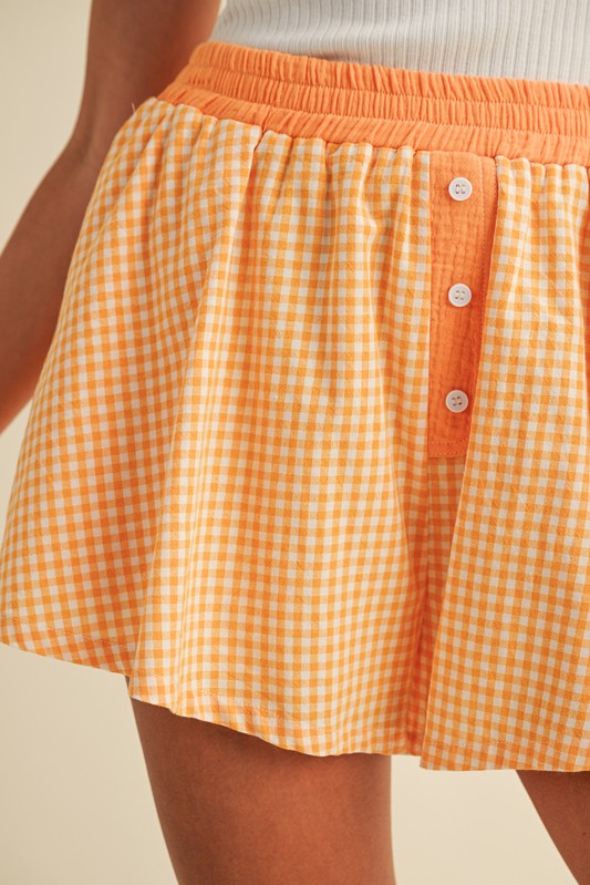 Gingham Boxer Shorts