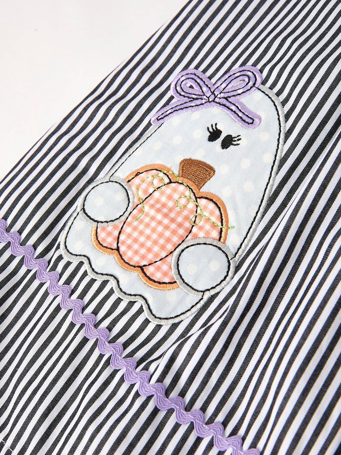 Trick Or Treat Smock Embroidered Girl Dress