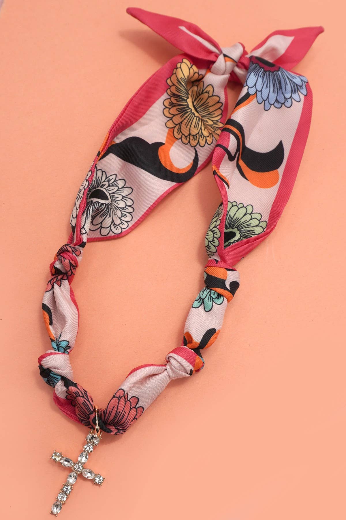 Leopard Scarf Necklace