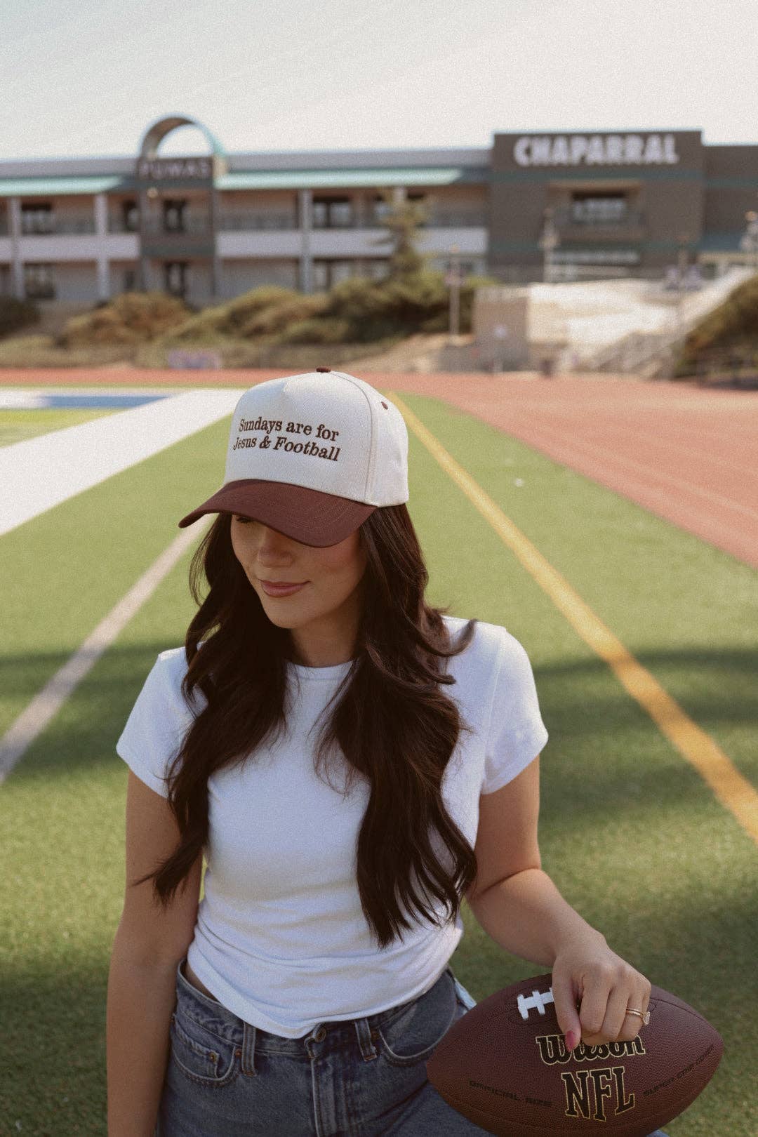 Jesus & Football Hat