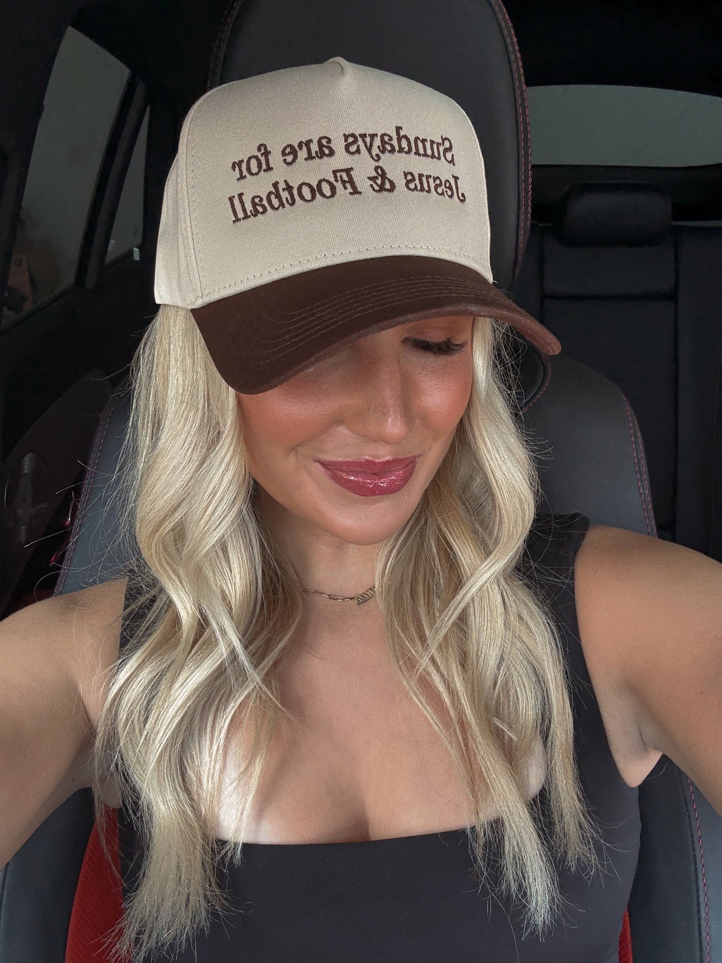 Jesus & Football Hat