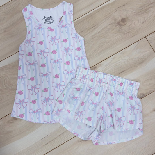Bow Active Shorts for Girls