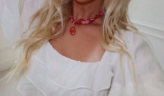 OU Scarf Necklace