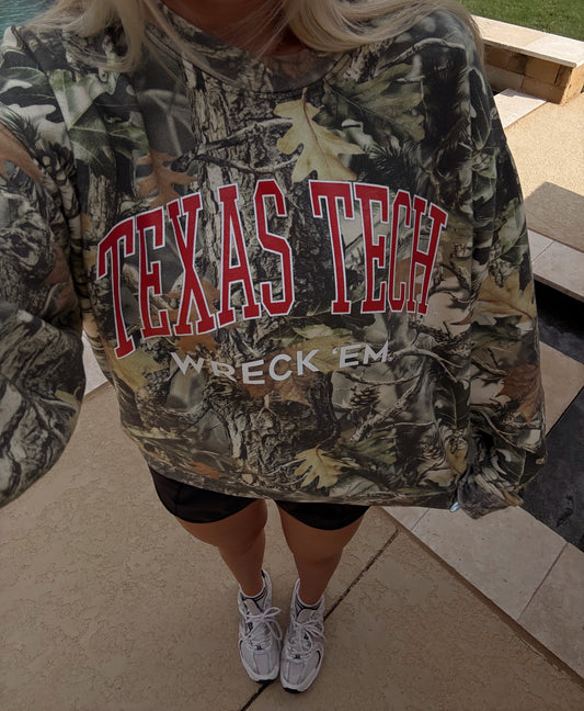 Texas Tech Camo Sweatshirt