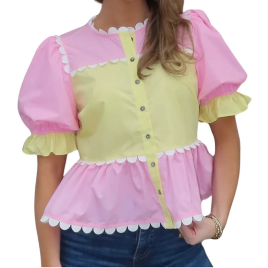 Daisy Bubble Top