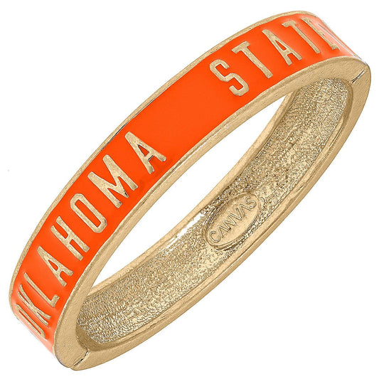Oklahoma State Hinge Bangle