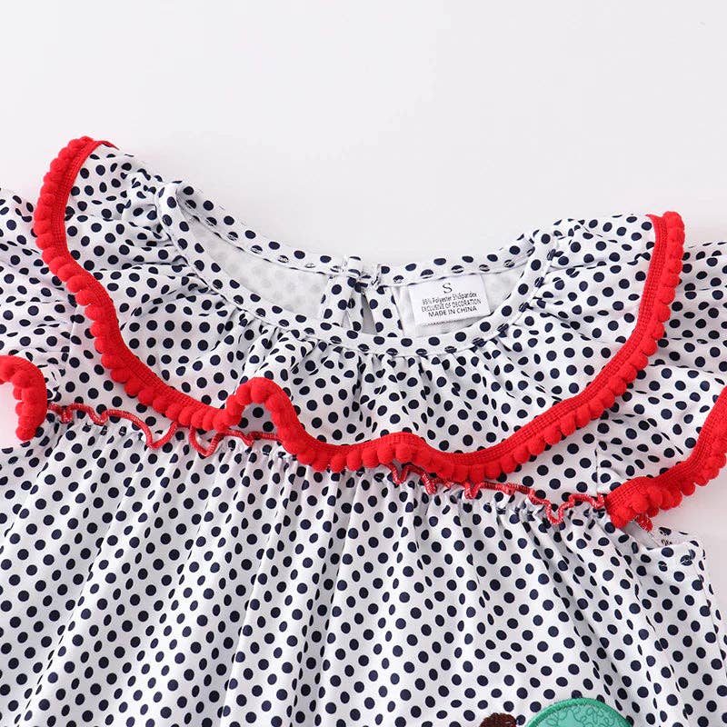 Girls Apple Pencil Short Set
