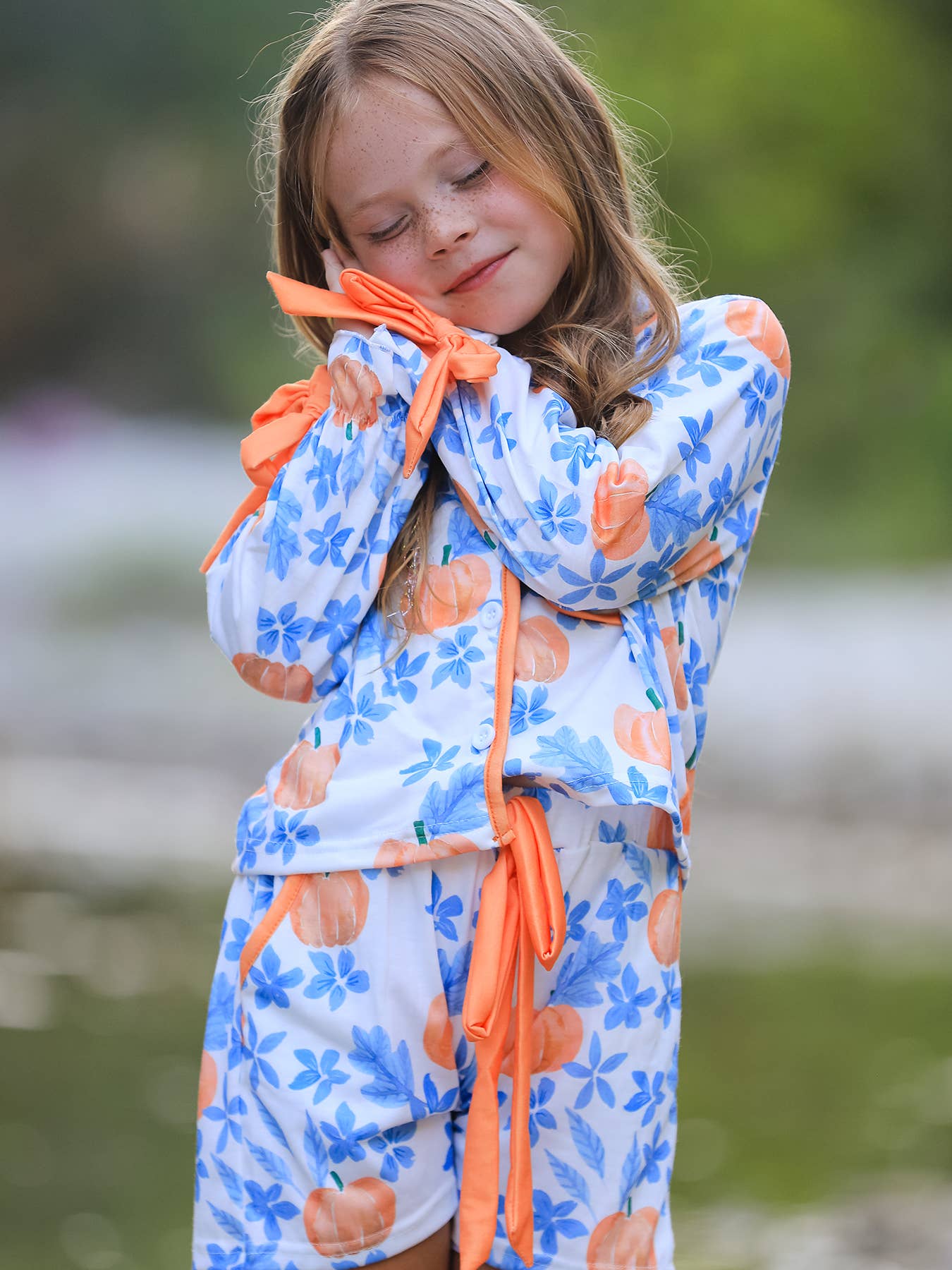 Girls Pumpkin Patch Pjs