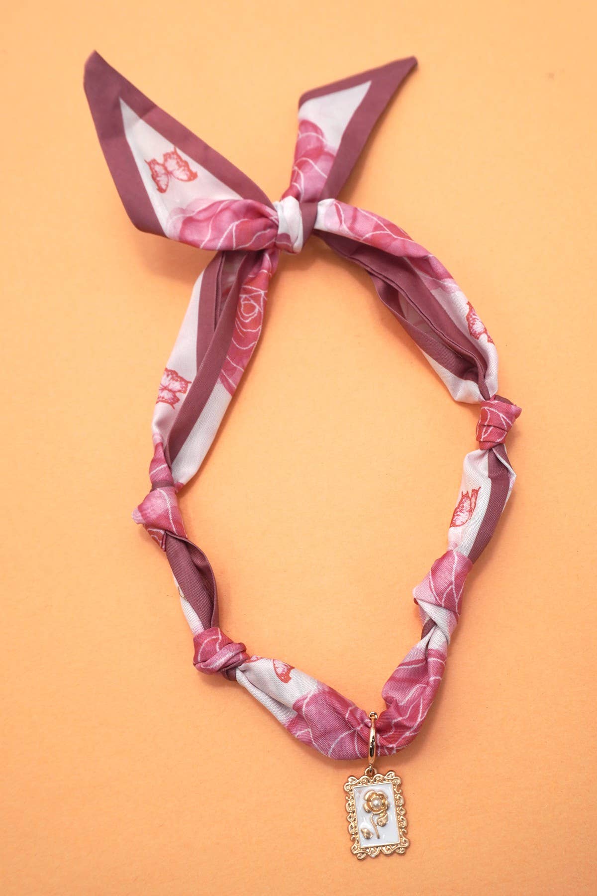 Leopard Scarf Necklace