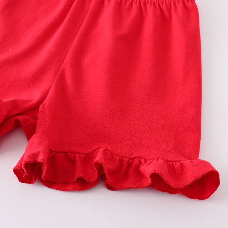 Girls Apple Pencil Short Set