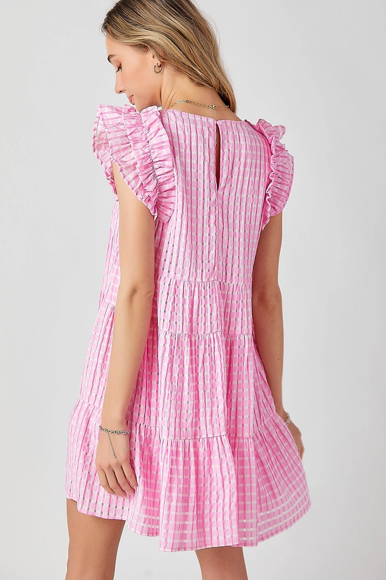 Pink Flutter Dress